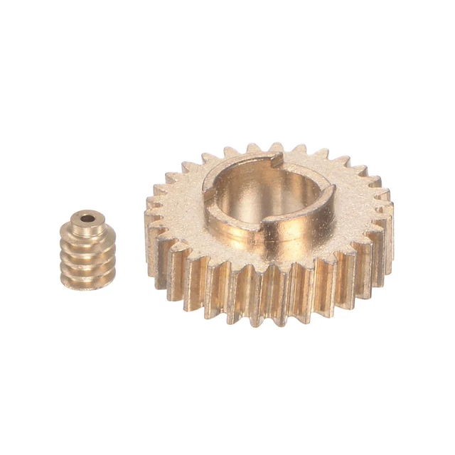 Engrenage Cylindrique En Laiton - 5 Pièces, Module 0.3, 48 Dents, Arbre 2 Mm - Pour Modélisme, Mécanique De Précision