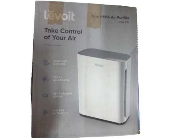 Levoit Vital 100 True HEPA Air Purifier for Large Rooms w/ Washable Filter E19