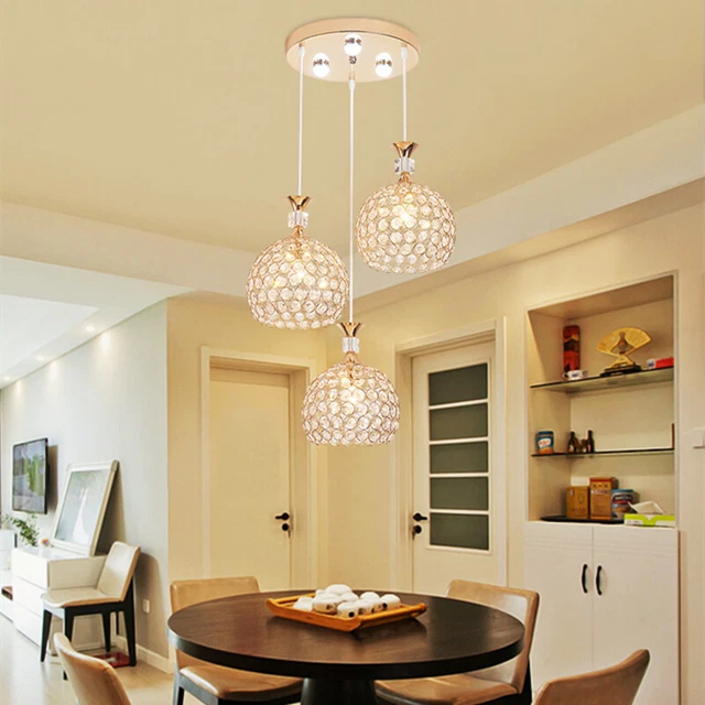 Hotel Lamp Kitchen Crystal Pendant Light Room Ceiling Lights Chandelier Lighting