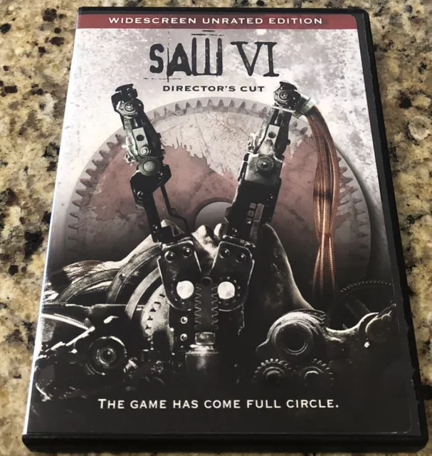 Saw VI ( 2009, Widescreen DVD) Unrated Director’s Cut Edition!