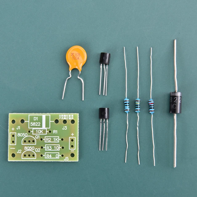 Circuito Per Lampada Solare Fiamma 1.2V: Scheda Di Controllo LED Con Batteria Ni-MH E Pannello 2V, Perfetto Per Progetti Fai-da-te E Decorazioni Da Giardino - 2