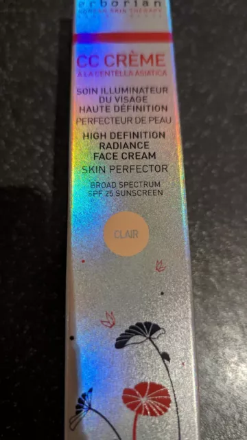 Perfeccionador de piel crema coreano CC Erborian SPF25 claro 45 ml