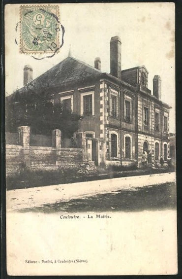 CPA Couloutre, La Mairie, Hôtel de Ville 1907