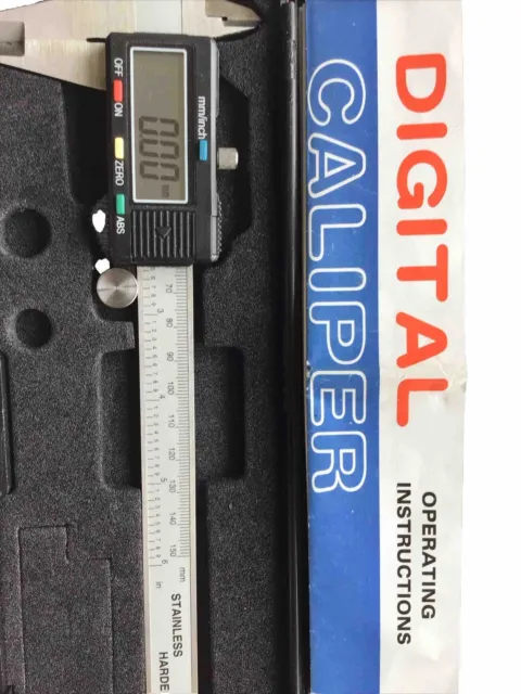 6 Inch Digital Vernier Caliper 150Mm Stainless Steel Micrometer Electronic Tool