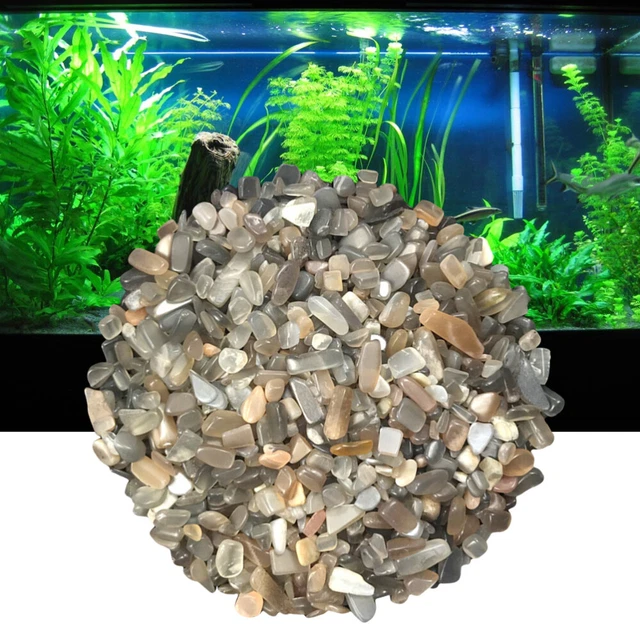 Guijarros para acuarios piedra curativa triturada no porosa acuario