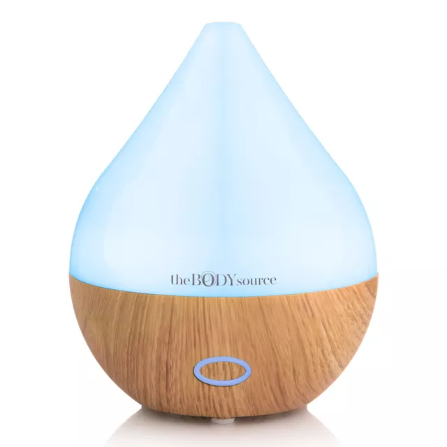 Diffuseur d'Huiles Essentielles 165ml Humidificateur Silencieux 7 LED Minuterie