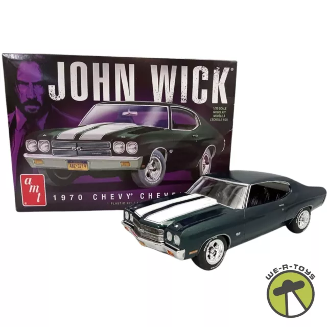 Amt 1970 Chevy Chevelle John Wick 1:25 Maßstab Modell Set Rund 2