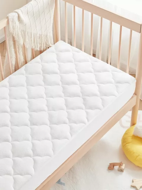 MATTRESS CRIB FOAM TODDLER Bed Baby Waterproof Infant Comfort Sleep Cushion Pad
