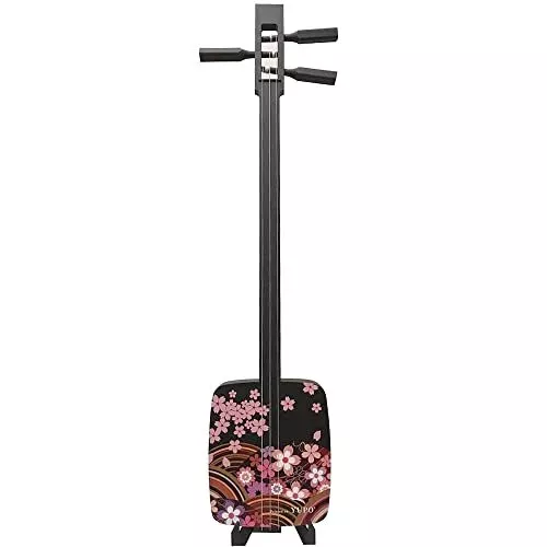 Sangenshi Kikuoka Shamisen Japanese Kojami Sansen Sangen Flower Sakura Samisen