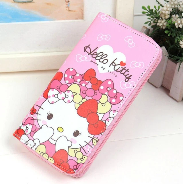 Hello Kitty Cute Girl Wallet Purse Clutch Card Holder Handbag Phone Bag Gift