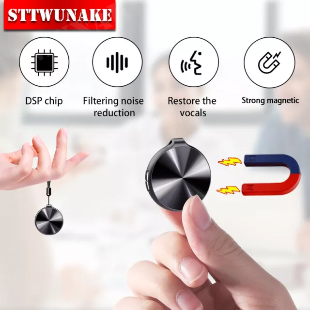 Mini Voice Activated Recorder Small Digital Recording Hidden Listening Device