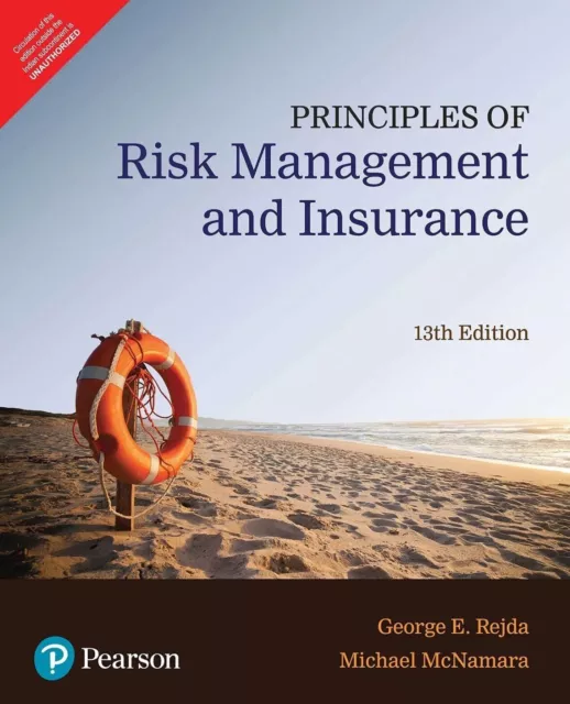 Principles of Risk Management and Insurance by Rejda McNamara Int'l Paperback 13