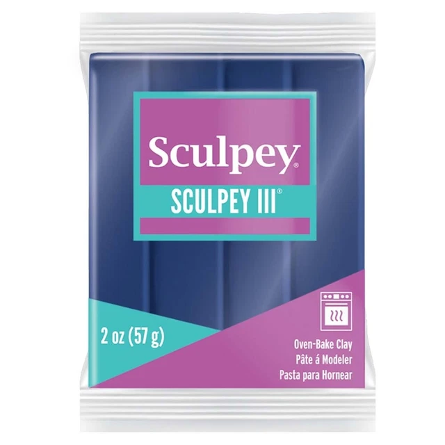 Sculpey III Backofen-Backton 2oz-Marineblau Perle S302-1135