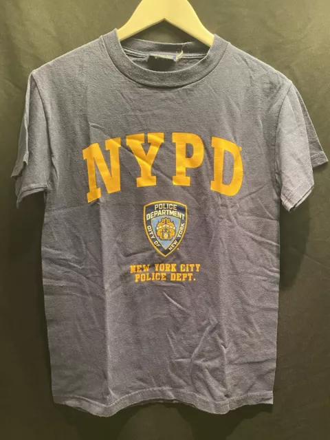 US New York Nypd Police Department Officially Liceensed Polizei T-shirt Kids L