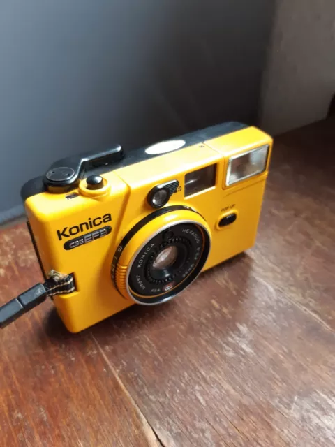 appareil photo Konica C35EF3 Couleur Jaune rare