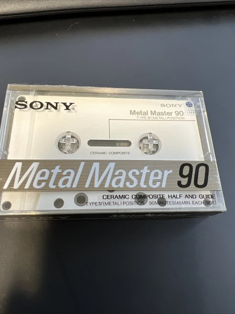 SONY METAL MASTER - New & Sealed, 90 min, Type IV Cassette Audio