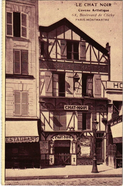 CPA AK PARIS Montmartre Le Chat Noir 68, Vol. de Clichy (971003)