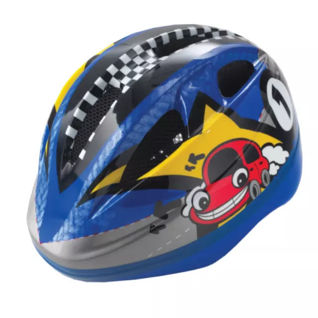 Casco Caschetto Per Bici Bicicletta Mtb Bambino Bimbo Taglia Xs 48-52 Cm Blu