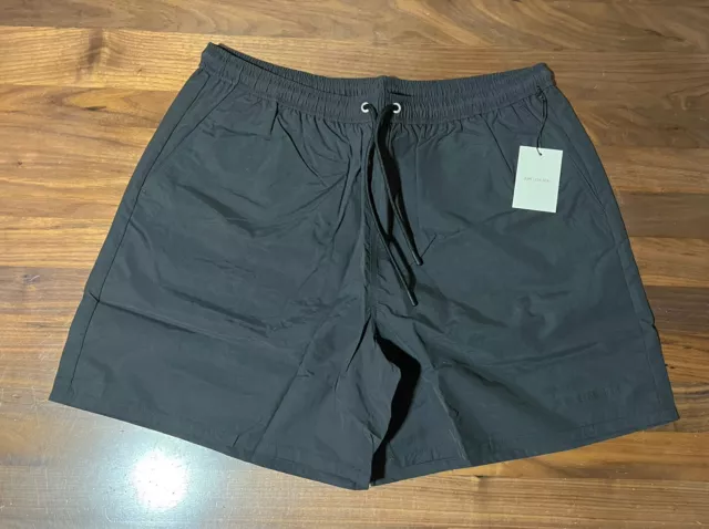 Aime Leon Dore ALD Core Nylon Shorts Mens Size XL Jet Black SS22 Authentic NWT