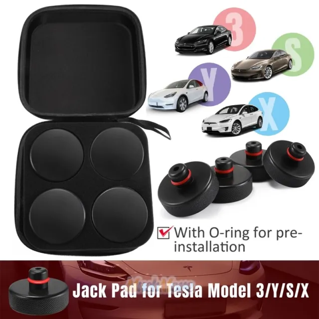 Lifting Jack Pad For Tesla Model 3/s/x/y 4 Pucks With A Storage Case Accessories