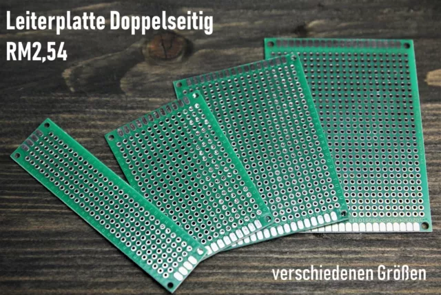 Lochrasterplatine 2,54mm Doppelseitig Prototyp Platine Leiterplatte PCB Board