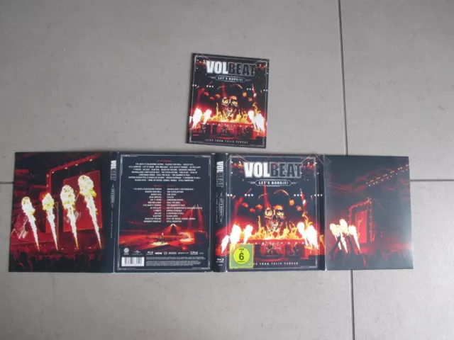 Volbeat Let´s Boogie Blu Ray + 2 CDs Neuwertig