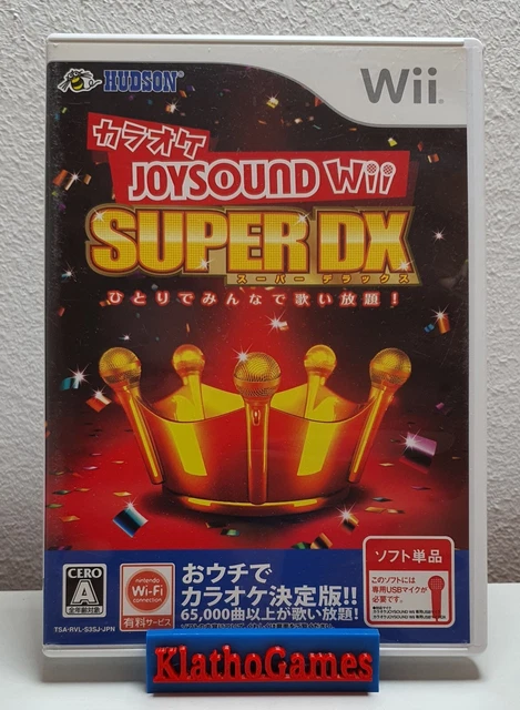 Karaoke Joysound Wii Super DX Nintendo Wii Japan Import  Komplett C7334