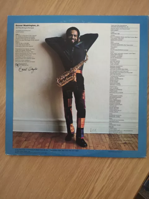 Lp-Vinyl -grover washington,jr. -all the kings horses 2