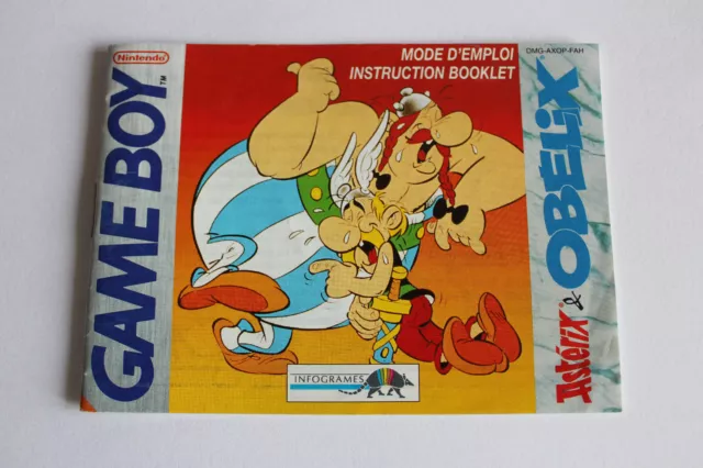 Notice / Mode d  emploi Game Boy : Astérix & Obélix (DMG-AXOP-FAH)