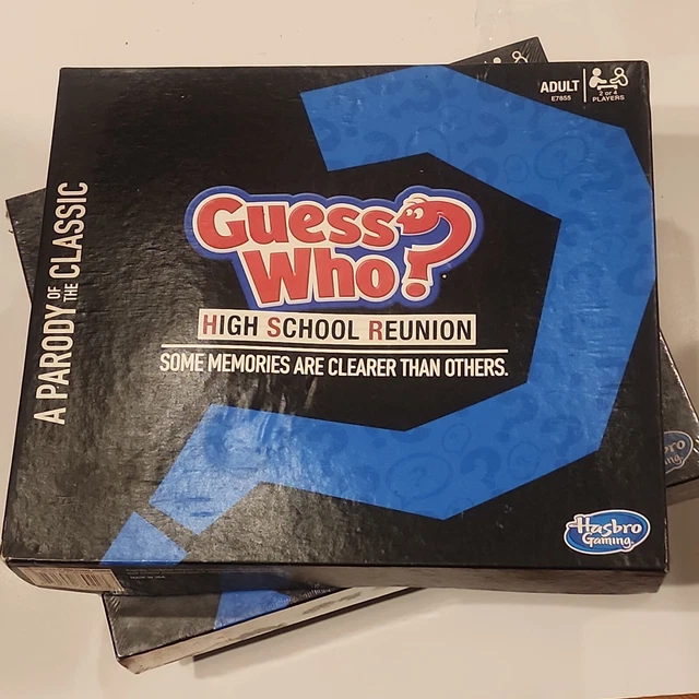 HASBRO GUESS WHO? High School Reunion Parody Edition Game New Damaged ...