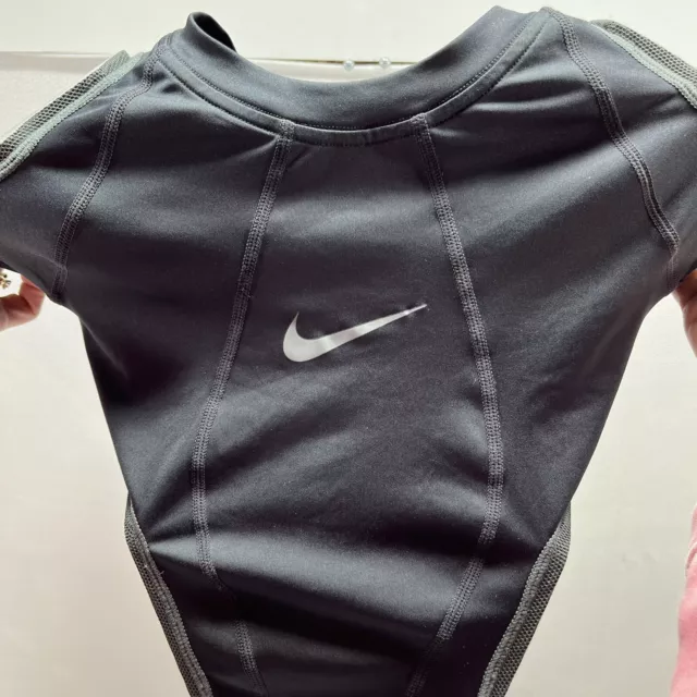 Nike Pro Hyperstrong Padded Compression Shirt Small Black Football 4 Pad NWT