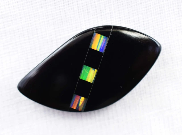 Opale De Feu Naturelle Doublet 81,35 Ct – Coupe émeraude AAA+++, Inde