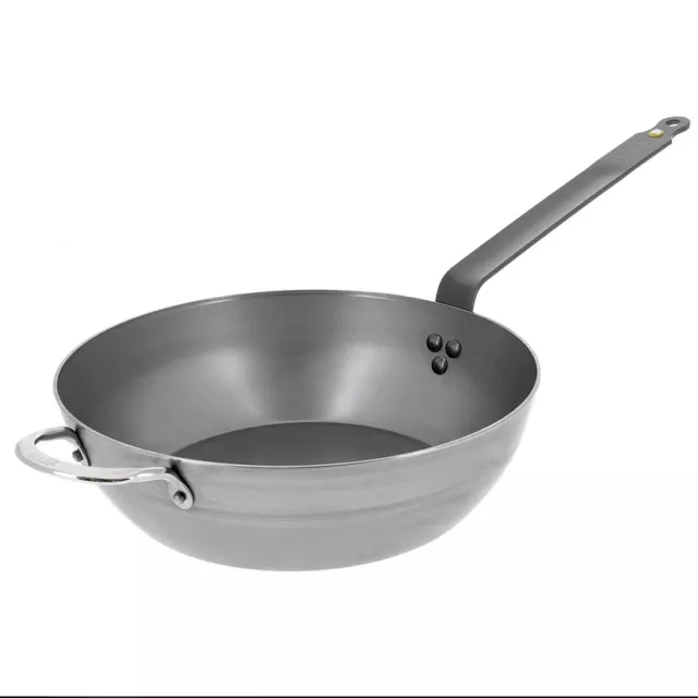 De Buyer 12.5" Mineral B Carbon Steel Cooking Fry Pan 5614.32  NEW