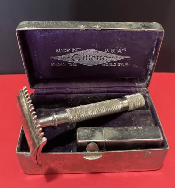 RASOIO DI SICUREZZA GILLETTE SAFETY RAZOR VINTAGE  Old