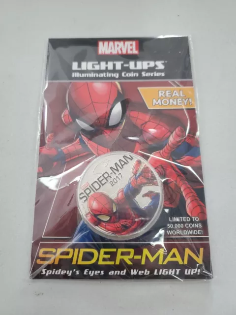 2017 Marvel Light-Ups Coin Series: Spider-Man