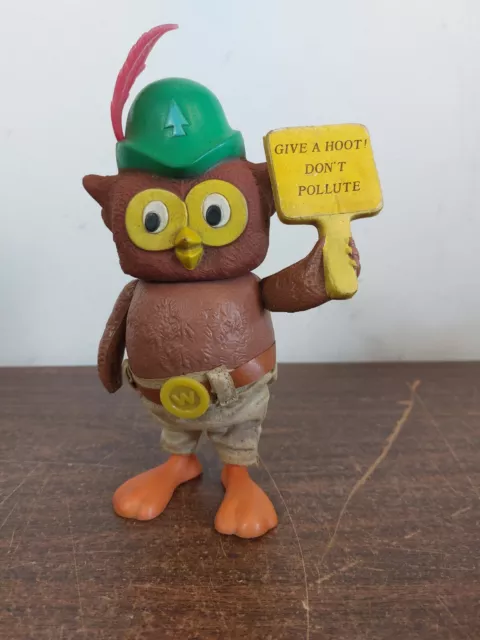 Vintage 70'S Dakin Woodsy Owl Figure Give A Hoot Don't Pollute