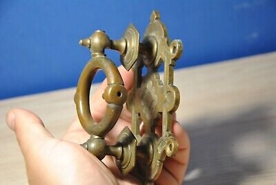 Antique door handle from the USSR. Brass 3