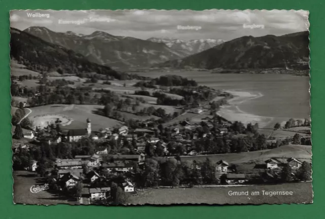 Postkarte Deutschland Gmund am Tegernsee Ansicht unbenutzt