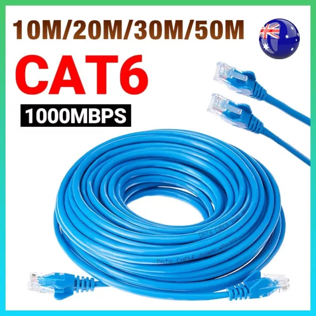 10M 20M 30M 50M  Ethernet Network Lan Cable CAT6 1000Mbps Used For Network Link