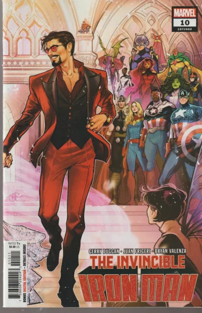 Marvel Comics Invincible Iron Man #10 November 2023 1St Print Nm