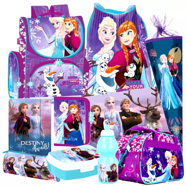 Disney Frozen Eiskönigin 10 Teile SCHULRANZEN RANZEN SCHULTÜTE 85 Set TORNISTER