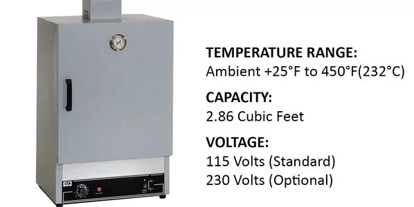 Quincy Lab Gravity Convection Lab Oven, MODEL 40AF