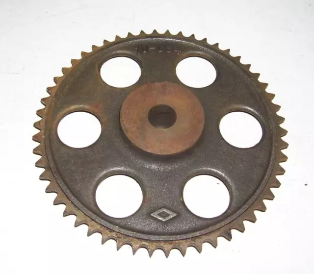 Vintage Industrial Steampunk Cast Iron Gear Sprocket Lamp Base Project- 10-064