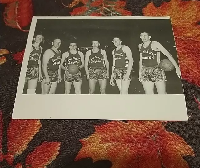 Snapshot Brighton Michigan Open Sail Inn Bar Basketball Autograph Baltimore Colt