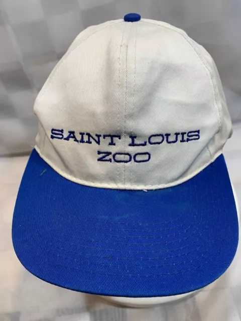 Saint Louis Zoo Vintage Bianco Blu Snapback Ragazzi Cappello