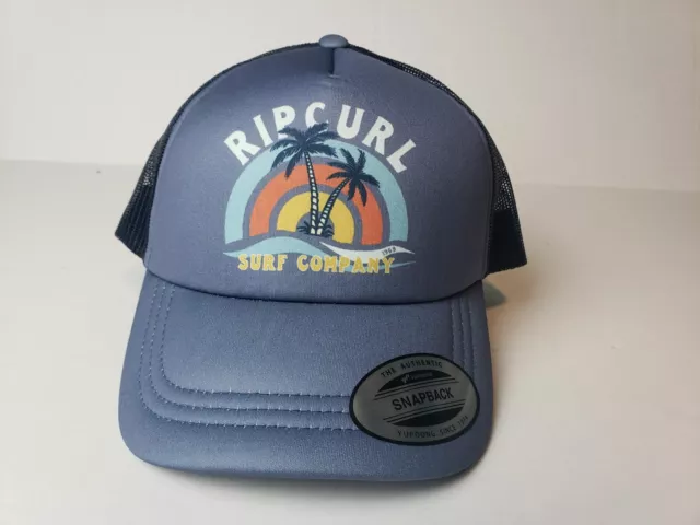 Rip Curl Hat  Men's O/S Sunny Paradise Trucker Hat Mesh Back free shipping