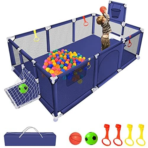 Large Playpen for Babies and Toddlers - Baby Play Pen Sturdy Play Yard Kids B...