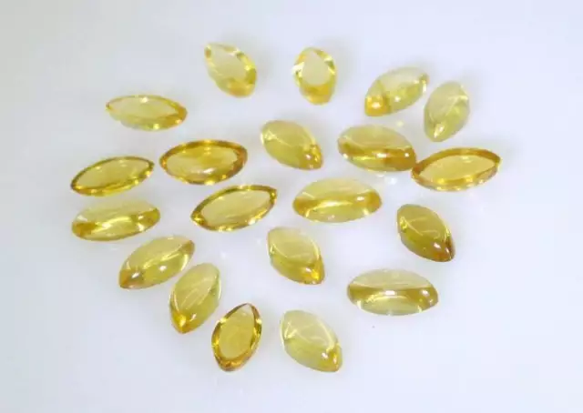 Sur Vends Meilleur Qualité Naturel Citrine Marquise 4x8mm Cabochon Libre Gemmes