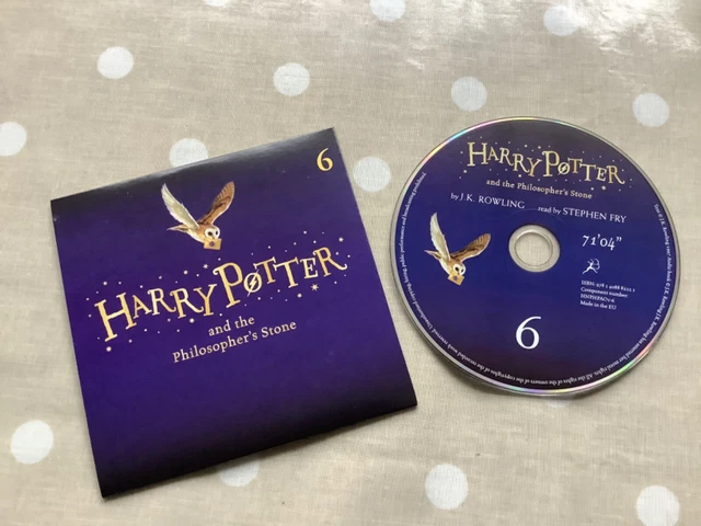 HARRY POTTER AND the Philosopher's Stone Audio Book CD Replacement Disc ...