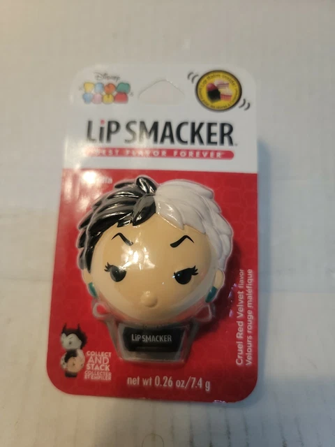 Lip Smackers Disney Tsum Tsum Lip Balm Cruella Cruel Red Velvet Flavor New
